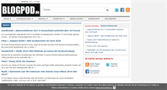 Desktop Screenshot of blogpod.de